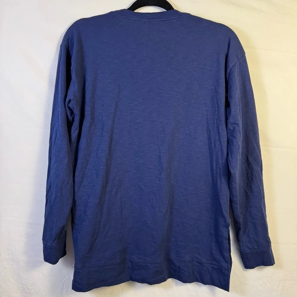 J. Crew Women's Blue Long Sleeve Shirt Size S